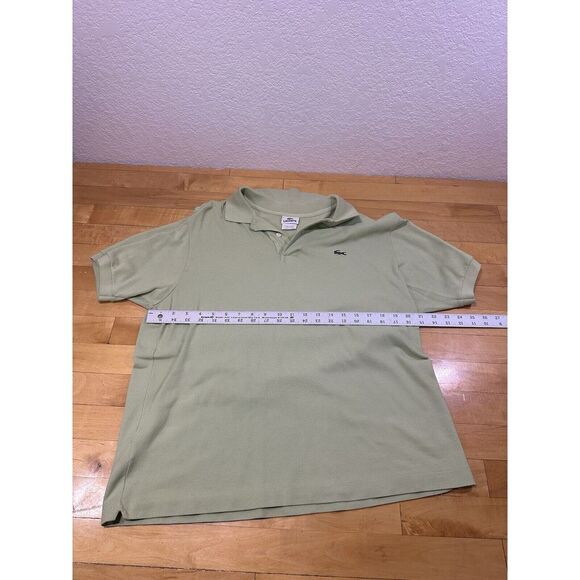 Lacoste Classic Polo Shirt Sage Green Short Sleeve Casual Wear Size 6 - Picture 5 of 6